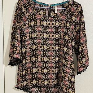 Xhilaration Patterned Blouse